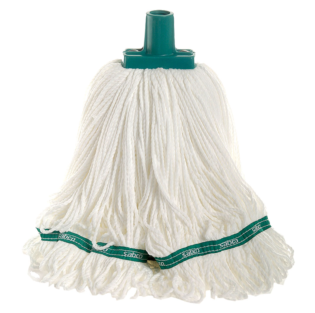 Sabco 350g Premium Grade Microfibre Round Mop - Green