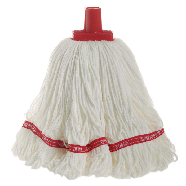 Sabco 350g Premium Grade Microfibre Round Mop - Red