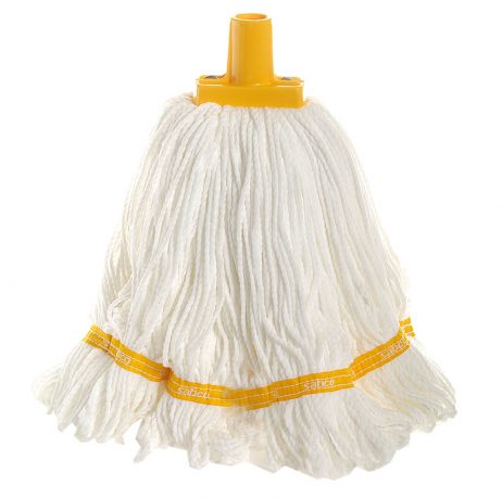 Sabco 350g Premium Grade Microfibre Round Mop - Yellow