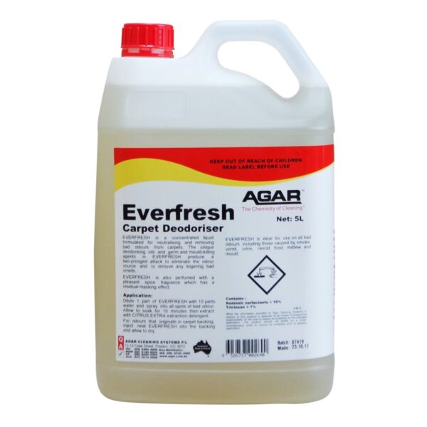 Agar Everfresh 5L - Carpet Deodoriser