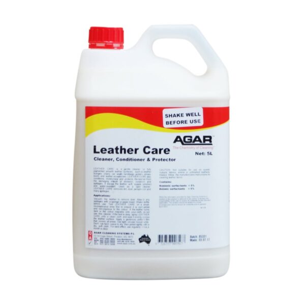 Agar Leather Care 5L - Cleaner, Conditioner & Protector