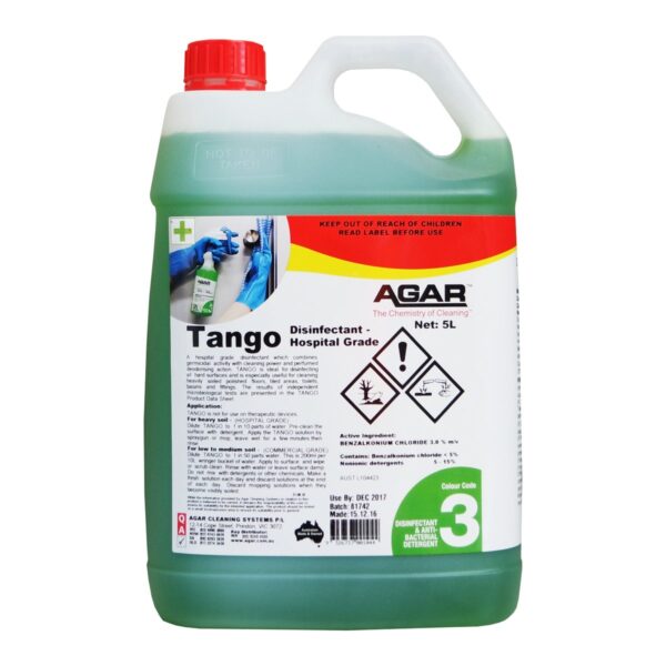 Agar Tango 5L - Hospital Grade Disinfectant