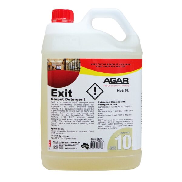 Agar Exit 5L - Carpet Detergent