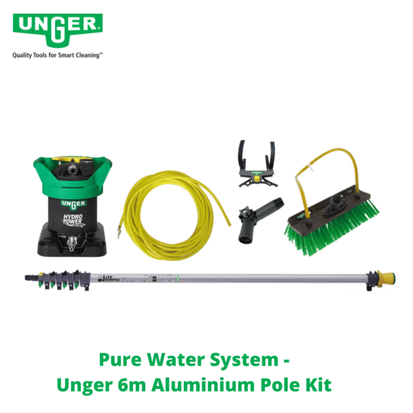 Unger Hydropower Ultrastart Kit Aluminium Pole 6m