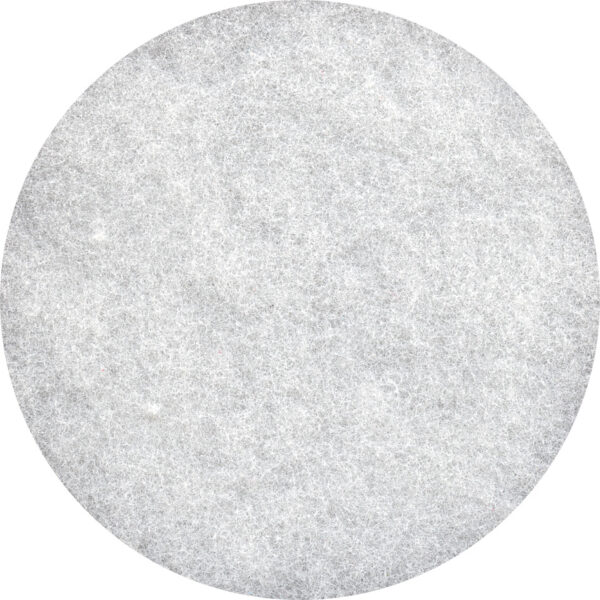 Glomesh White Super Polish Regular Speed Floor Pad - 16" / 400mm