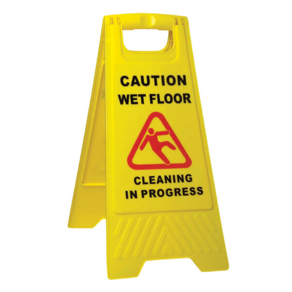 Sabco Caution Wet Floor A Frame - Yellow