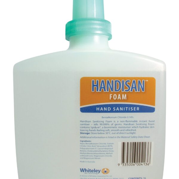 Whiteley Handisan Foam 1L - Hand Sanitiser