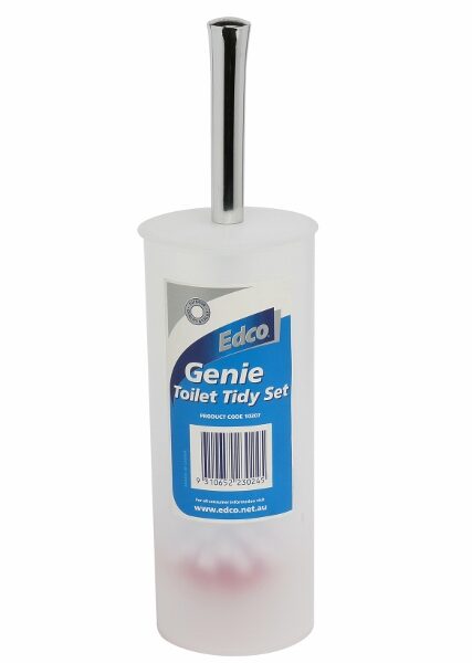Edco Genie Toilet Brush Tidy Set