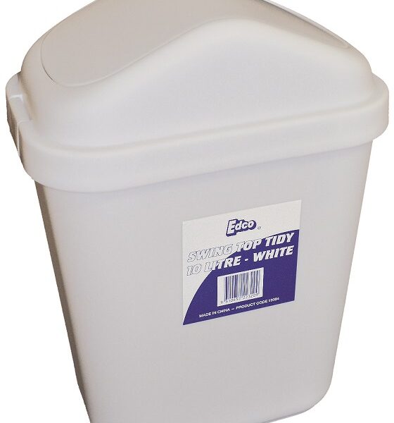 Edco Plastic Bin 10L - White