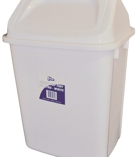 Edco Plastic Bin 30L - White