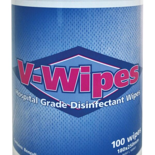 Whiteley V-Wipes - Hospital Grade Disinfectant Wipes