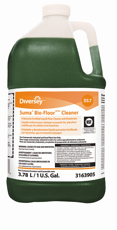 Diversey Suma Bio-Floor 3.78L - Bacteria Fortified Floor Cleaner