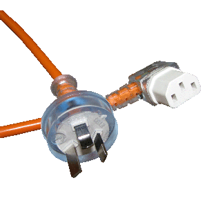 Cleanstar 15m Rocket Vac & Nilfisk Right Angle IEC Lead - 3 Core 10 Amp